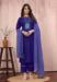 Picture of Sublime Cotton Midnight Blue Readymade Salwar Kameez