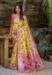 Picture of Nice Silk Golden Rod Saree