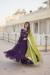 Picture of Sightly Georgette Purple Readymade Gown