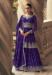 Picture of Resplendent Georgette Purple Straight Cut Salwar Kameez