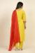 Picture of Appealing Crepe Golden Rod Readymade Salwar Kameez