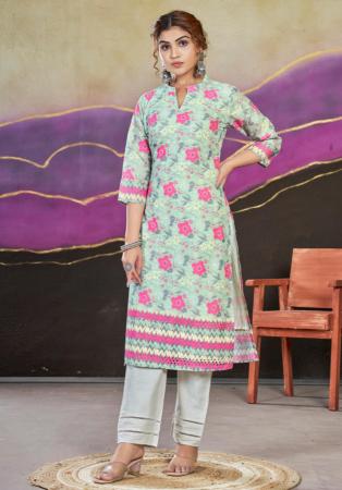 Picture of Grand Cotton Beige Kurtis & Tunic