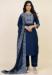 Picture of Chiffon & Silk Midnight Blue Readymade Salwar Kameez