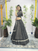 Picture of Sublime Georgette Black Lehenga Choli