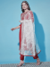 Picture of Stunning Silk Indian Red Readymade Salwar Kameez