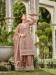 Picture of Pleasing Net Rosy Brown Straight Cut Salwar Kameez