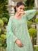 Picture of Net Dark Sea Green Straight Cut Salwar Kameez