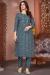 Picture of Taking Silk Dark Slate Grey Kurtis & Tunic