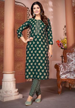 Picture of Appealing Silk Pale Green Kurtis & Tunic