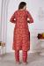 Picture of Statuesque Silk Indian Red Kurtis & Tunic