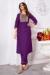 Picture of Marvelous Silk Brown Kurtis & Tunic