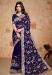 Picture of Good Looking Georgette Midnight Blue Saree