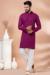 Picture of Sightly Rayon Dark Magenta Kurtas