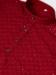 Picture of Shapely Rayon Dark Red Kurtas