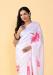 Picture of Shapely Satin & Silk Ghost White Saree