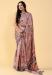 Picture of Elegant Satin & Silk Rosy Brown Saree