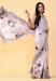 Picture of Shapely Satin & Silk Thistle Saree