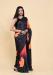 Picture of Charming Satin & Silk Black Saree