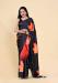 Picture of Charming Satin & Silk Black Saree