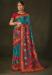 Picture of Radiant Silk Teal Saree