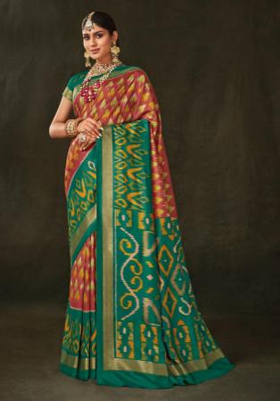 Picture of Excellent Silk Brown Saree