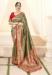 Picture of Exquisite Silk Dark Olive Green Saree