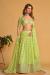 Picture of Georgette & Organza Burly Wood Lehenga Choli