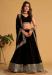 Picture of Beauteous Georgette & Organza Black Lehenga Choli