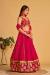 Picture of Georgette & Organza Light Coral Lehenga Choli