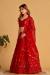 Picture of Marvelous Georgette & Organza Dark Red Lehenga Choli