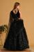 Picture of Taking Georgette & Organza Black Lehenga Choli