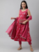 Picture of Beautiful Cotton Fire Brick Readymade Salwar Kameez