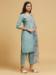 Picture of Enticing Cotton Slate Grey Readymade Salwar Kameez