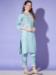 Picture of Silk Light Steel Blue Readymade Salwar Kameez