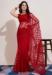 Picture of Elegant Net Dark Red Saree