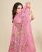 Picture of Statuesque Net Pale Violet Red Saree