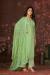 Picture of Chiffon Dark Sea Green Straight Cut Salwar Kameez