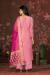 Picture of Chiffon Dark Salmon Straight Cut Salwar Kameez