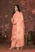 Picture of Statuesque Chiffon Salmon Straight Cut Salwar Kameez