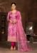 Picture of Chiffon Medium Purple Straight Cut Salwar Kameez