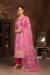 Picture of Chiffon Medium Purple Straight Cut Salwar Kameez