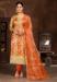 Picture of Gorgeous Chiffon Chocolate Straight Cut Salwar Kameez