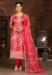 Picture of Well Formed Chiffon Maroon Straight Cut Salwar Kameez