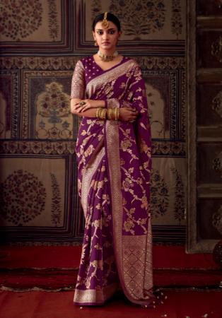 Picture of Superb Silk Maroon Saree