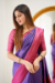 Picture of Pleasing Silk Purple Saree