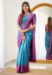 Picture of Bewitching Silk Sky Blue Saree