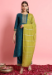 Picture of Cotton & Silk Dark Slate Grey Readymade Salwar Kameez