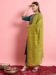 Picture of Cotton & Silk Dark Slate Grey Readymade Salwar Kameez