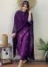 Picture of Rayon Dark Slate Blue Readymade Salwar Kameez