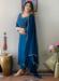 Picture of Comely Rayon Teal Readymade Salwar Kameez